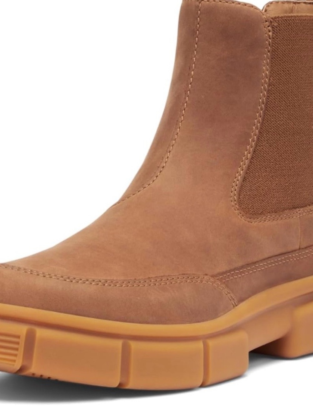 Sorel Brown Tan Chelsea Ankle Boots size 8 caramel color - Picture 2 of 13